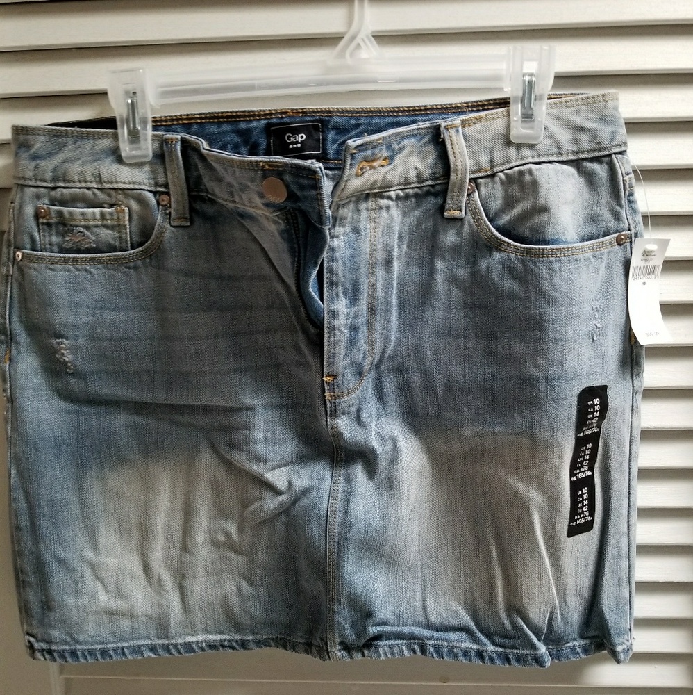 Gap jean skirt size 10